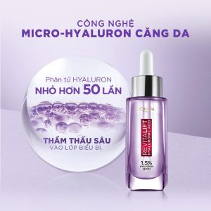Dưỡng chất siêu cấp ẩm giảm nếp nhăn L'Oreal Paris Revitalift 1.5% Hyaluronic Acid Serum
