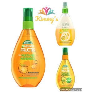 Tinh dầu dưỡng tóc Garnier Fructis bóng mượt không bết dính nội địa Đức, 150ml