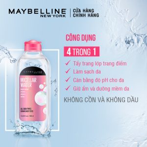 Nước Tẩy Trang Maybelline Không Cồn Cho Mọi Loại Da
